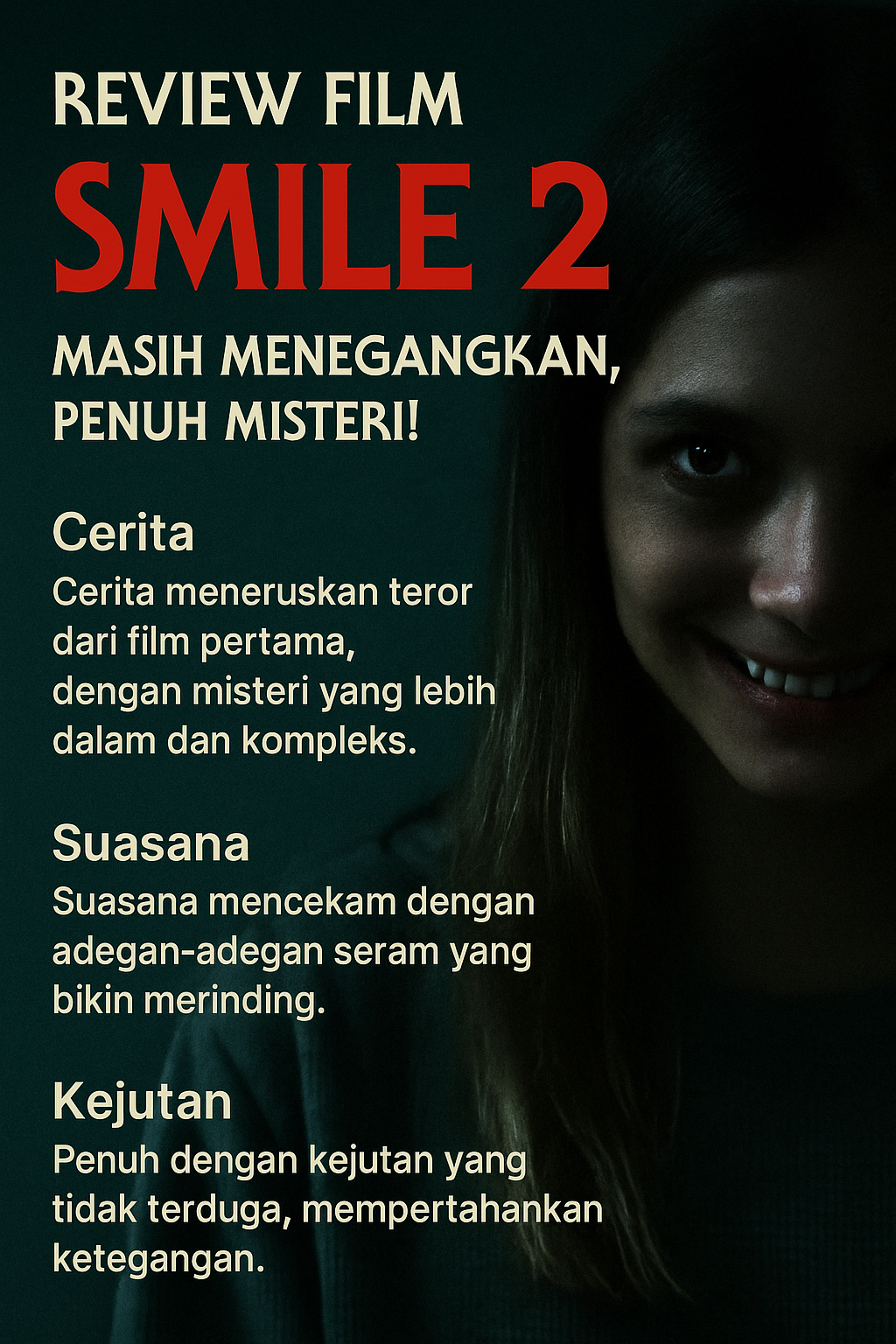 Review Film Smile 2: Masih Menegangkan, Penuh Misteri!
